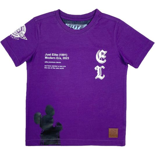 Dystopia Premium Kids Tee Purple