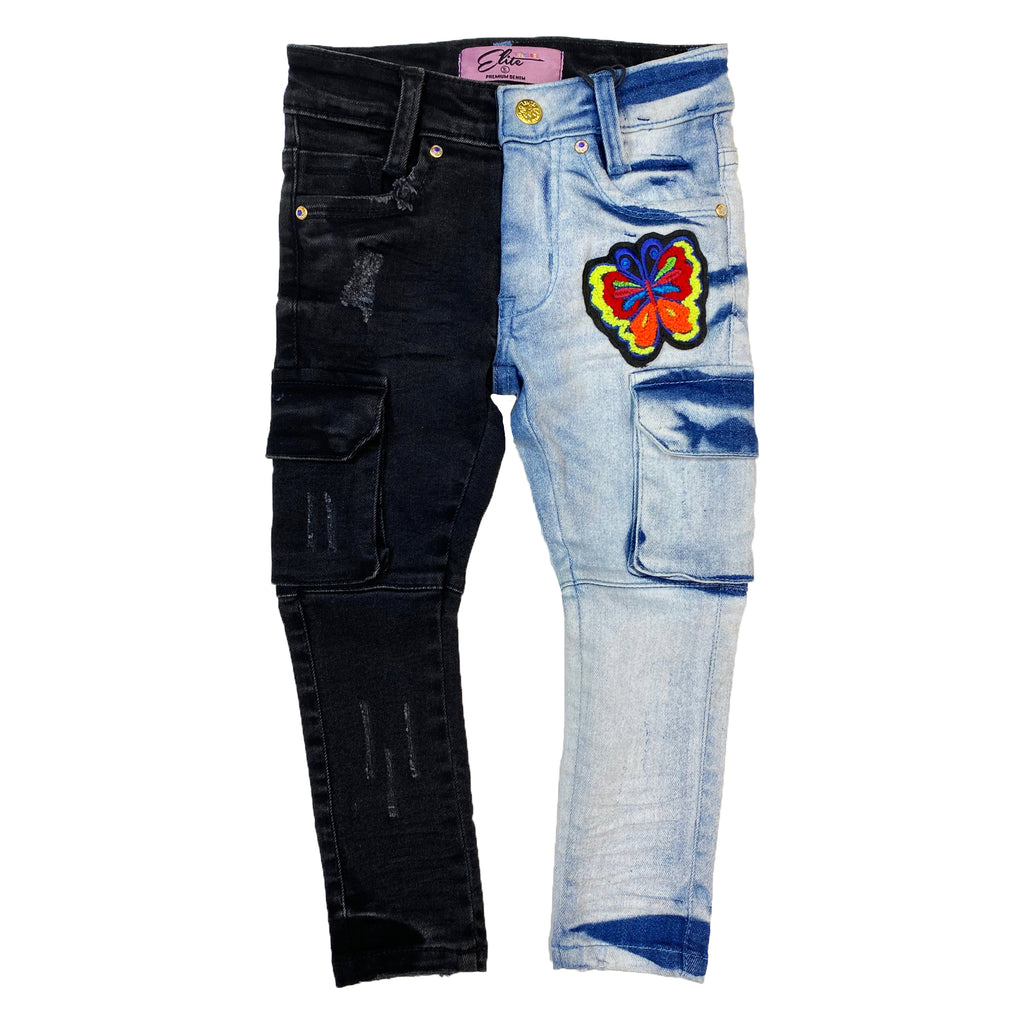 Inverse Girls Cargo Jeans - Elite Premium Denim
