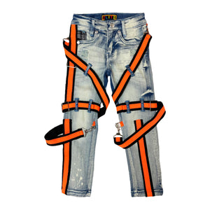 Viper Orange Premium Kids Jeans - Elite Premium Denim