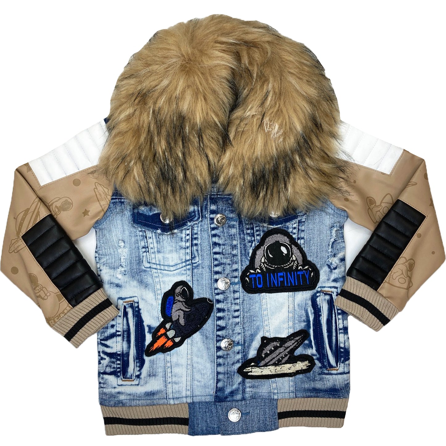 Crater Kids Premium Denim Jacket Set