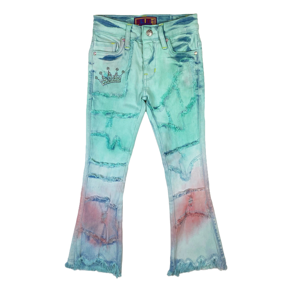 Tie-Dye V Premium Girls Jeans