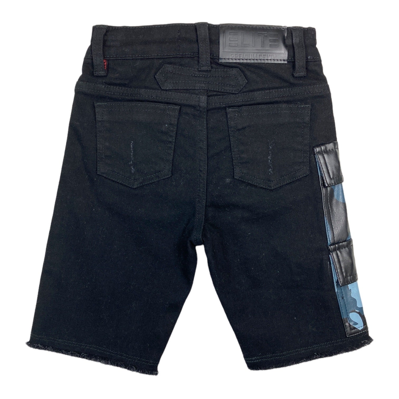 Night Camo Premium Kids Denim Shorts
