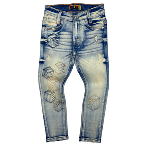 Geometry Premium Kids Jeans Dirty Wash