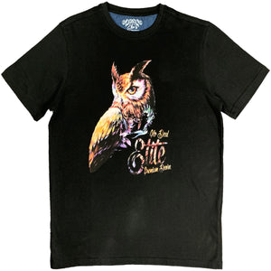 Exclusive Owl Black Tee - Elite Premium Denim