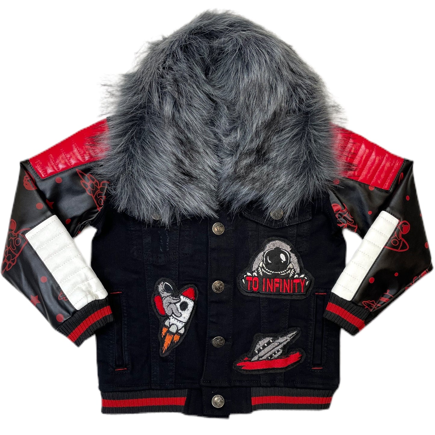 Laser Kids Premium Denim Jacket Set