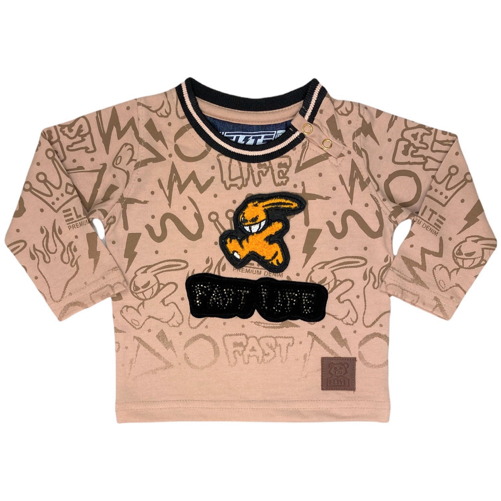 Fast Life Gold Infant Boys Tee