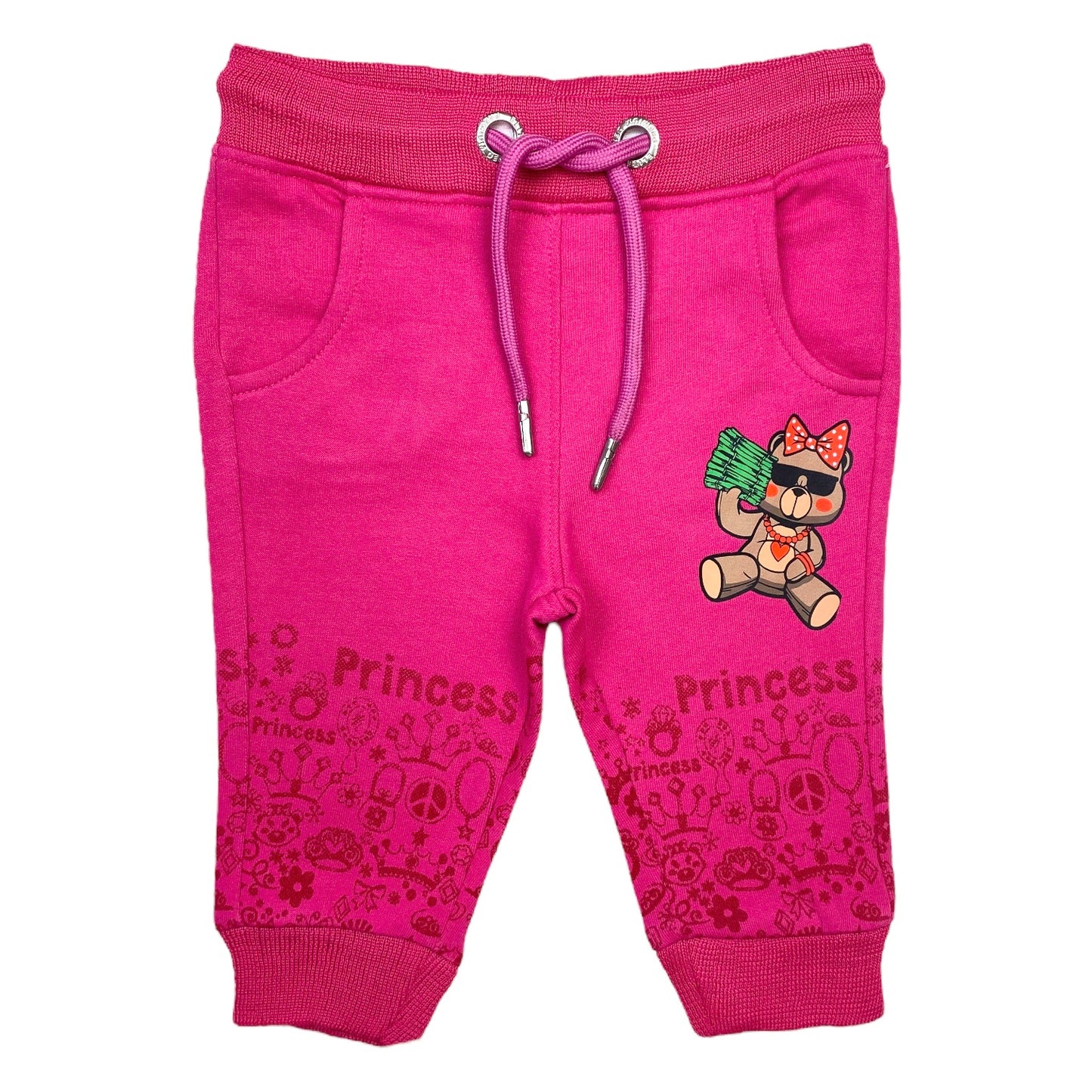 Money Premium Infants Girls Jogger Set Pink