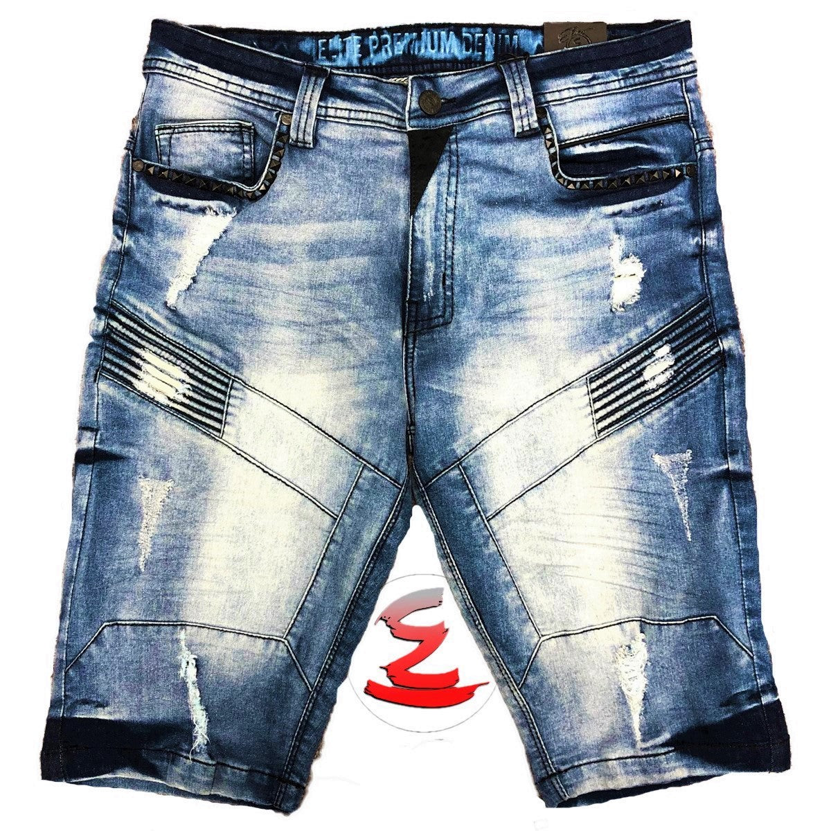 Sky Rays Shorts - Elite Premium Denim