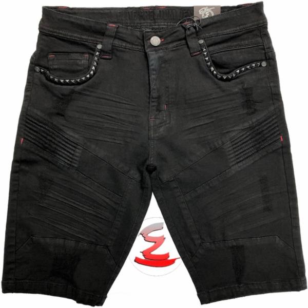 Black Marble Shorts - Elite Premium Denim