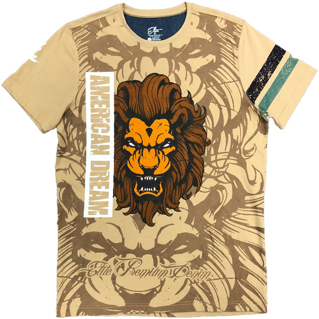 American Dream Lion Premium T-Shirt - Elite Premium Denim