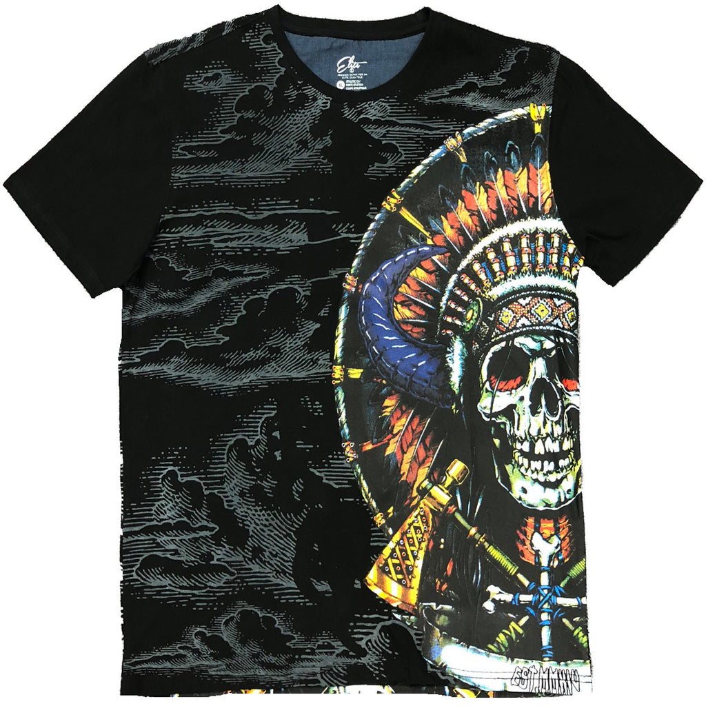 Native Skull Premium T-shirt - Elite Premium Denim